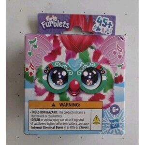 Furby‎ Furblets Pep-Mint Mini Electronic Plush Toy, New In Box SEALED
